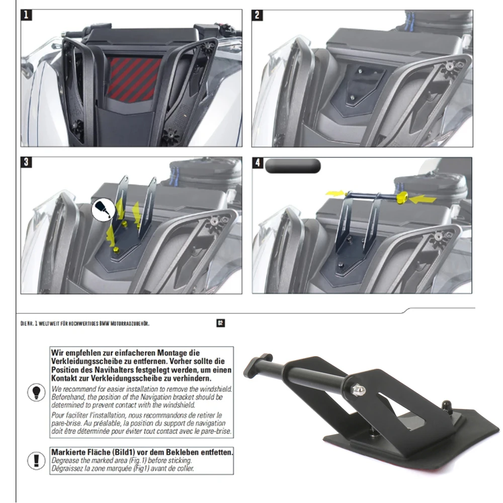 Мотоциклетный навигационный кронштейн GPS-крепление держатель для смартфона