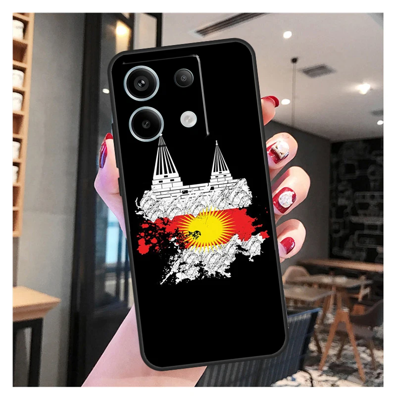 Чехол с флагом Yazidis для Xiaomi Redmi Note 13 Pro 12 11 9 10 12S 11S 10S 9S 10C 12C 13C чехол