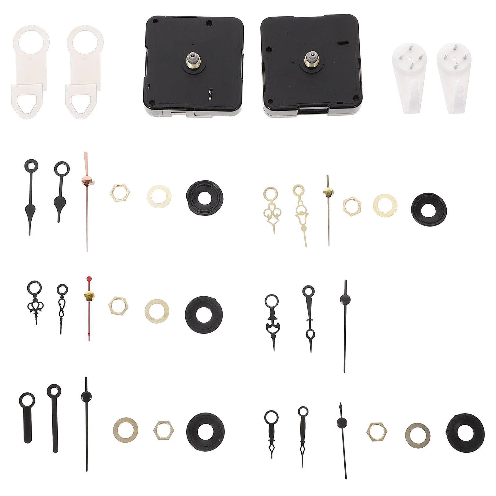

Clock Mechanism Hands Kit DIY Replacement Parts Silent Wall Repair Movement Plastic