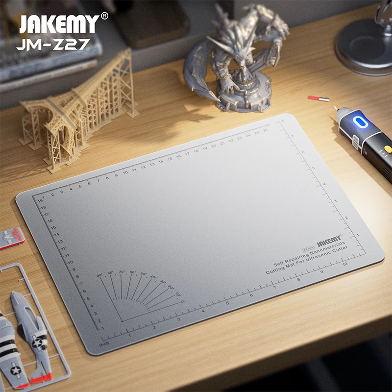 Фото Режущий коврик JAKEMY JM-Z27 для ультразвукового резака с самовосстанавливающимся наноматериалом, подходит для самостоятельного ремонта. №1