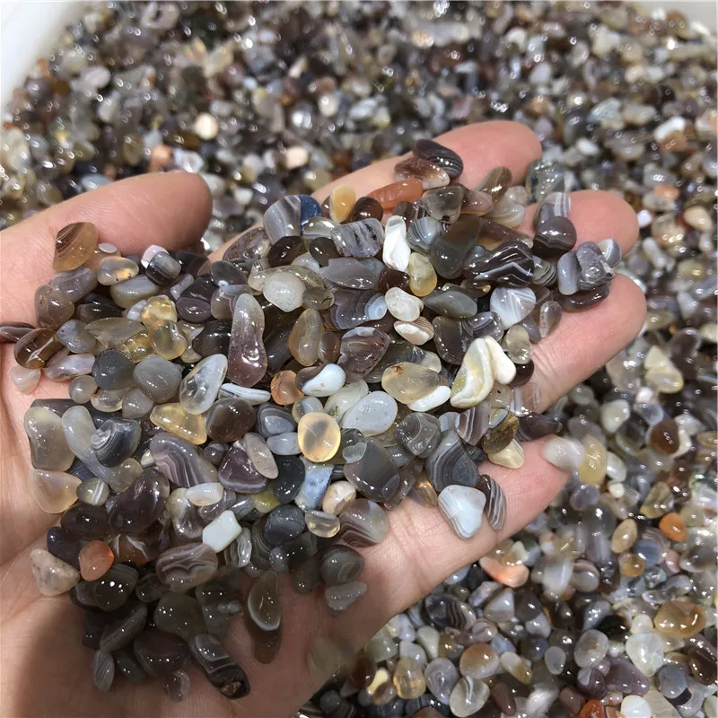

1LB Wholesale natural high quality Persian agate crystal gravel Tumbled Stones for healing