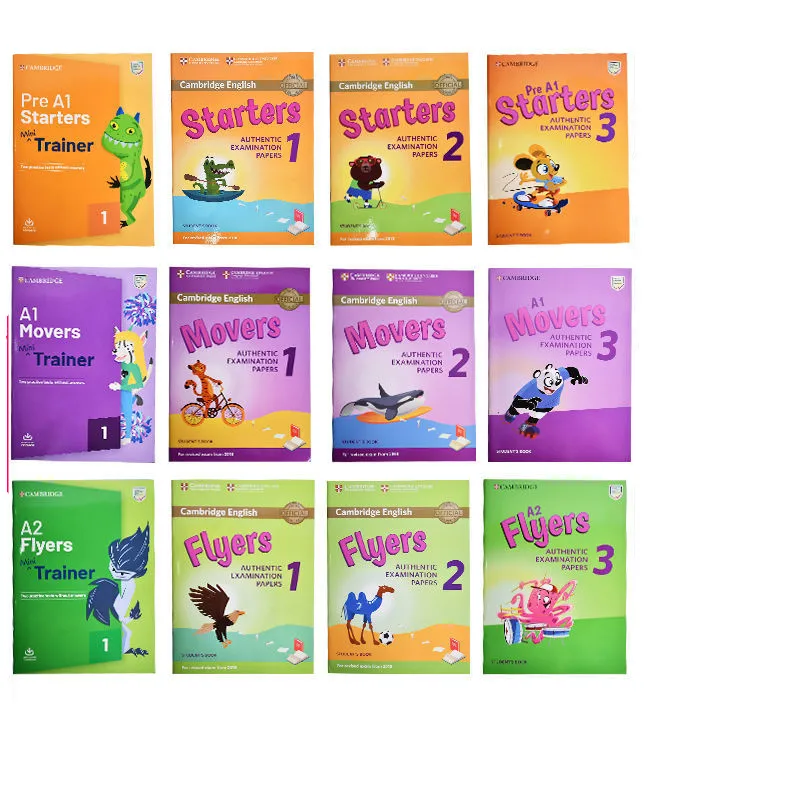 Фото Детские английские книжки Starters1Movers1 Flyers1 Yle с реальными вопросами №1