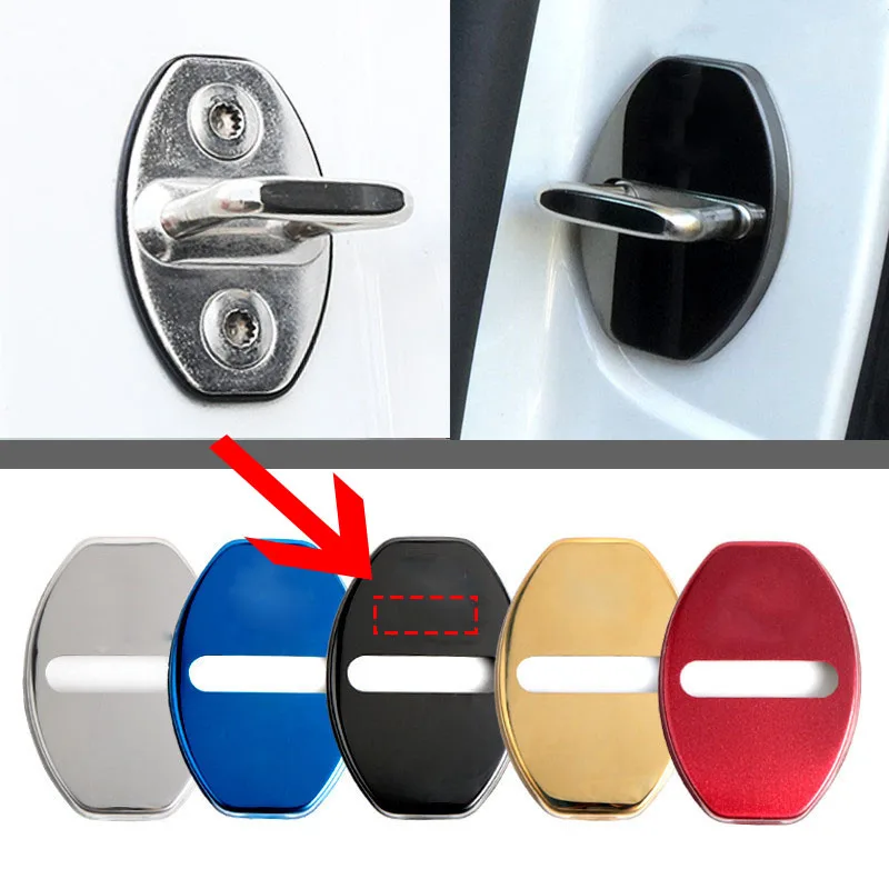 

Car Door Lock Protection Cover Stickers For Volkswagen CC Polo Golf 4 MK7 MK5 MK4 MK6 Passat Touran Scirocco Tiguan Transporter