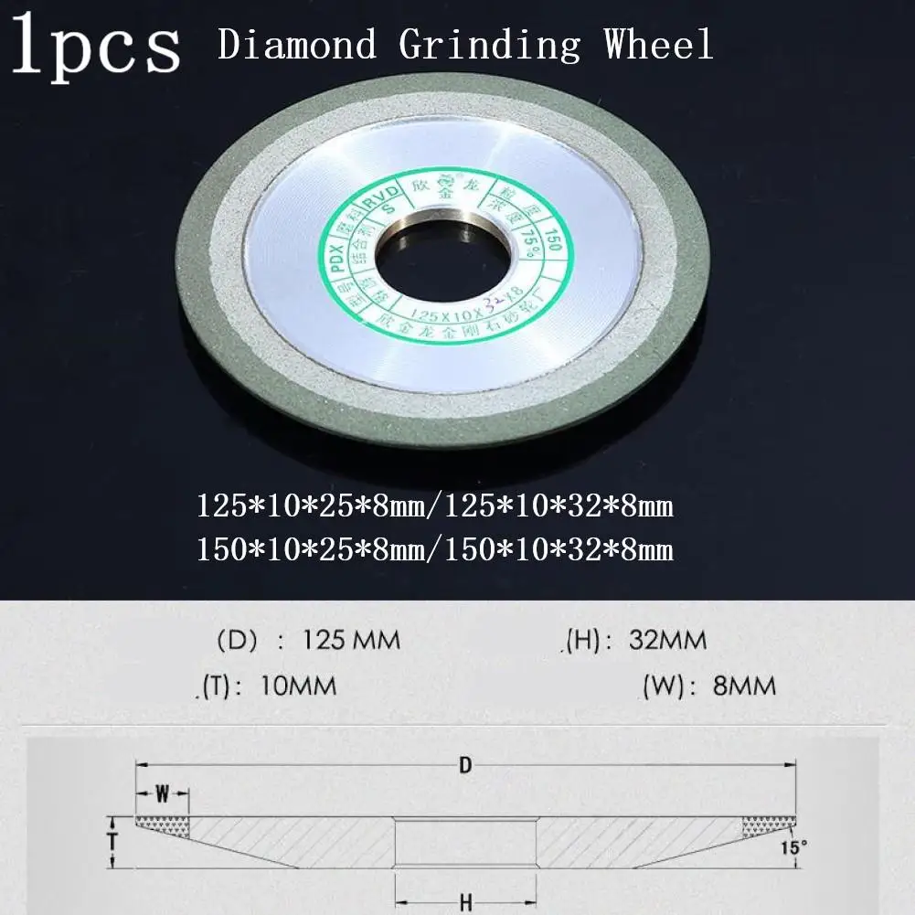 

Disc Resin Diamond Grinding Wheel 125mm 150# 150mm 1pcs Resin-bonded Emery