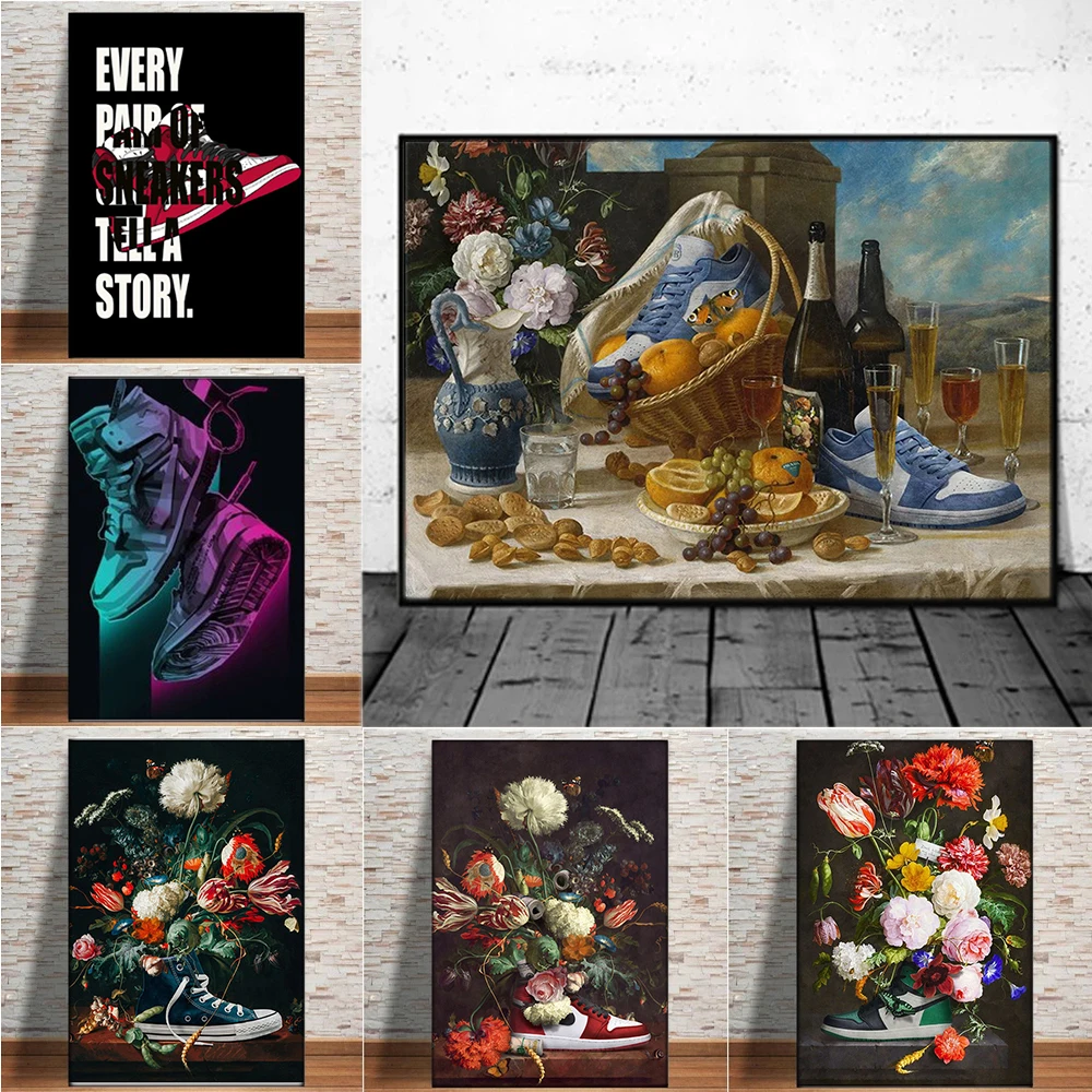 Vintage Champagne Posters Canvas Prints Fashion Luxury Painting Living Room Home Decor
