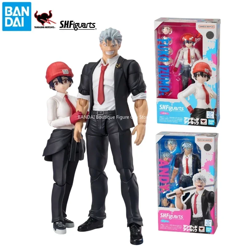 В наличии Bandai SHF Комплексная серия Энди Изомо Фуко Подвижная фигурка Модель Кукла