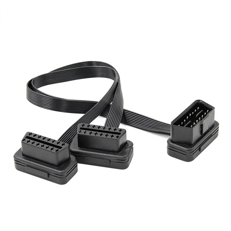 ELM327 OBD2 Extension Cable 1-2 16 Pin Male To Female Connector OBD II Diagnostic Adapter Free Shipping | Автомобили и мотоциклы