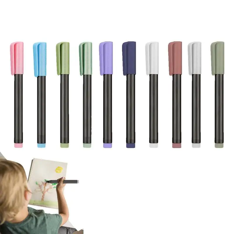 

Гель с металлическим эффектом ручки, металлические маркеры, 10 цветов, Маркеры цвета "металлик", блестящие, для рисования, рисования, ручки для рождественской открытки