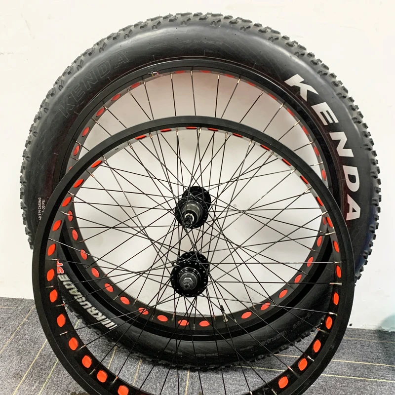26 inch 4.0 36 Hole 190 mm 135 mm Aluminum Kend Fat Snow Beach Bike Wheel