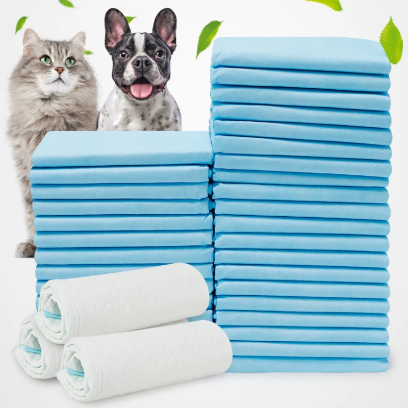 

Super Absorbent Pet Diaper Dog Training Pee Pads Disposable Healthy Nappy Mat For Cats Dog Diapers Quick-dry Surface Mat