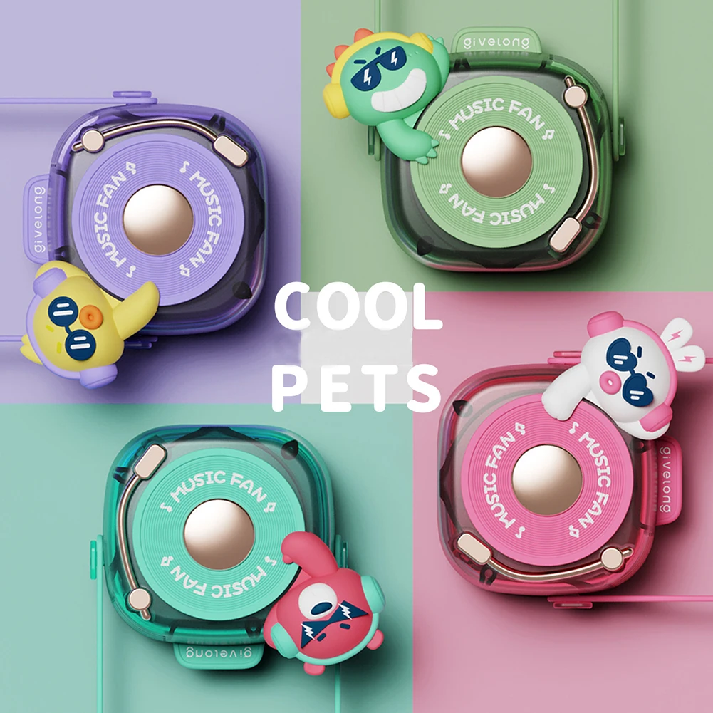 

Mini Neck Fan Portable Hanging Fan Kids Cute Cartoon Camera Fans USB Bladeless Mute Fans Air Conditioning Cooler For Sports Fan