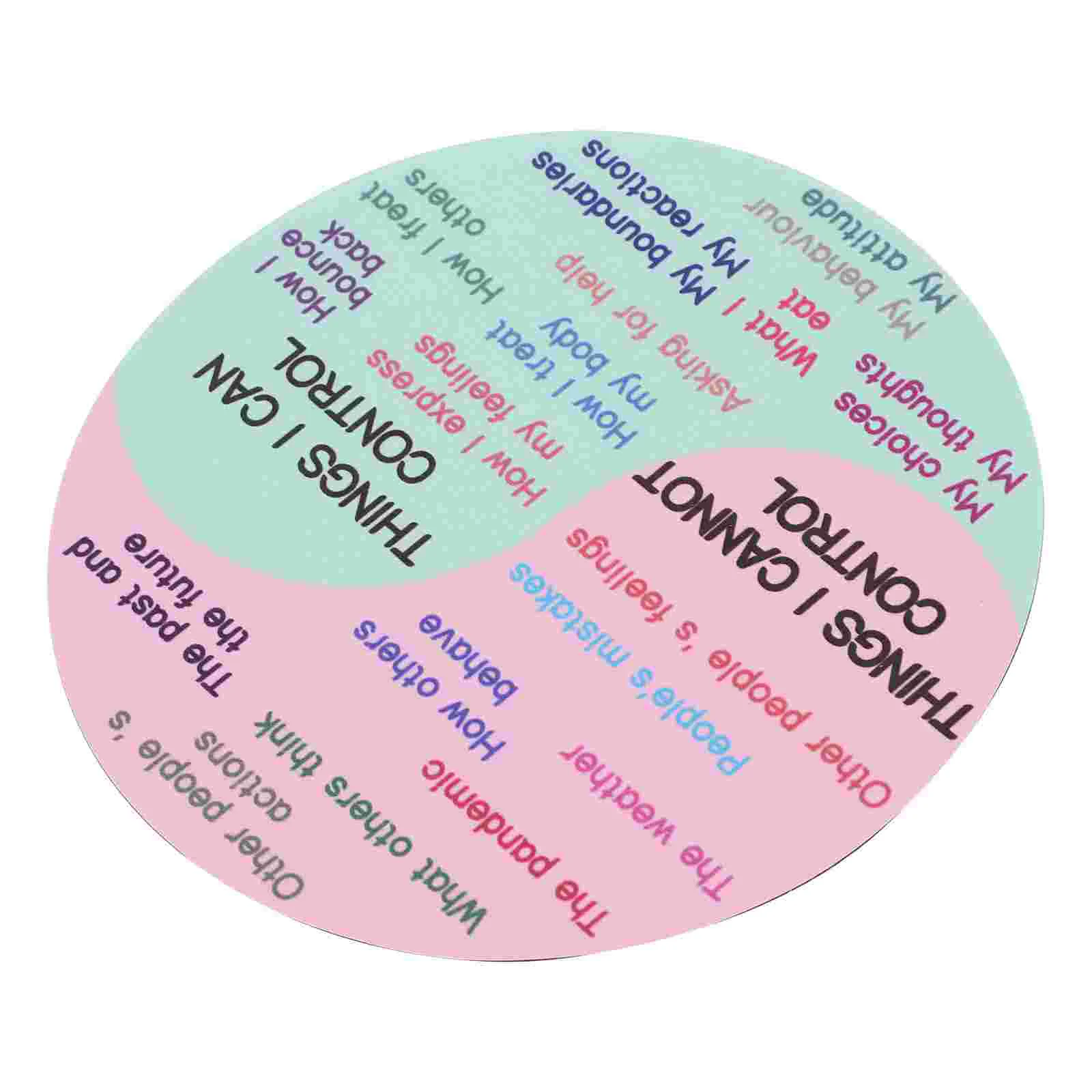 Магнитные эмоциональные наклейки Инь Ян рабочий ноутбук колесо резиновая