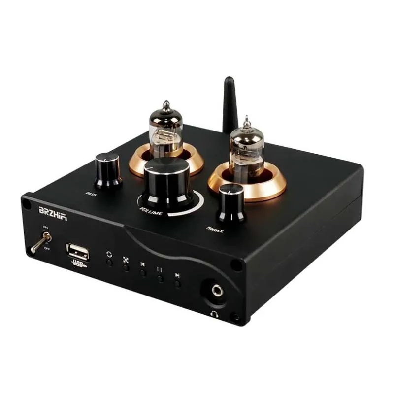 

Трубчатый предусилитель DLHiFi F5, Hi-Fi Bluetooth 5,0, проигрыватель без потерь, усилитель для наушников с поддержкой USB, TF-карты, управление через приложение, FM-радио