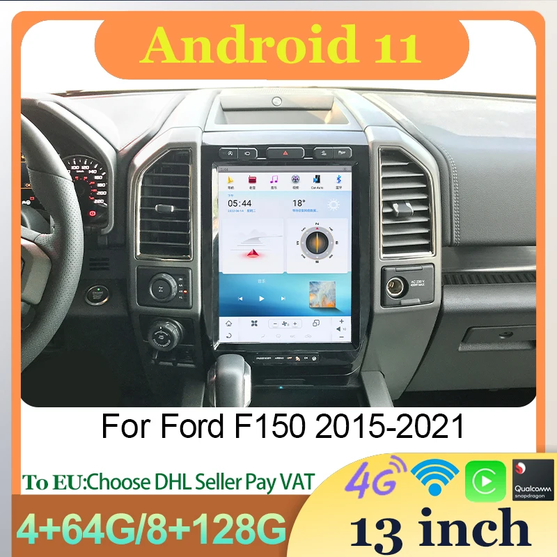 

Android Auto Car Radio Central LCD Head Unit Multimidia Video Player Wireless Carplay For Ford F150 2015-2021