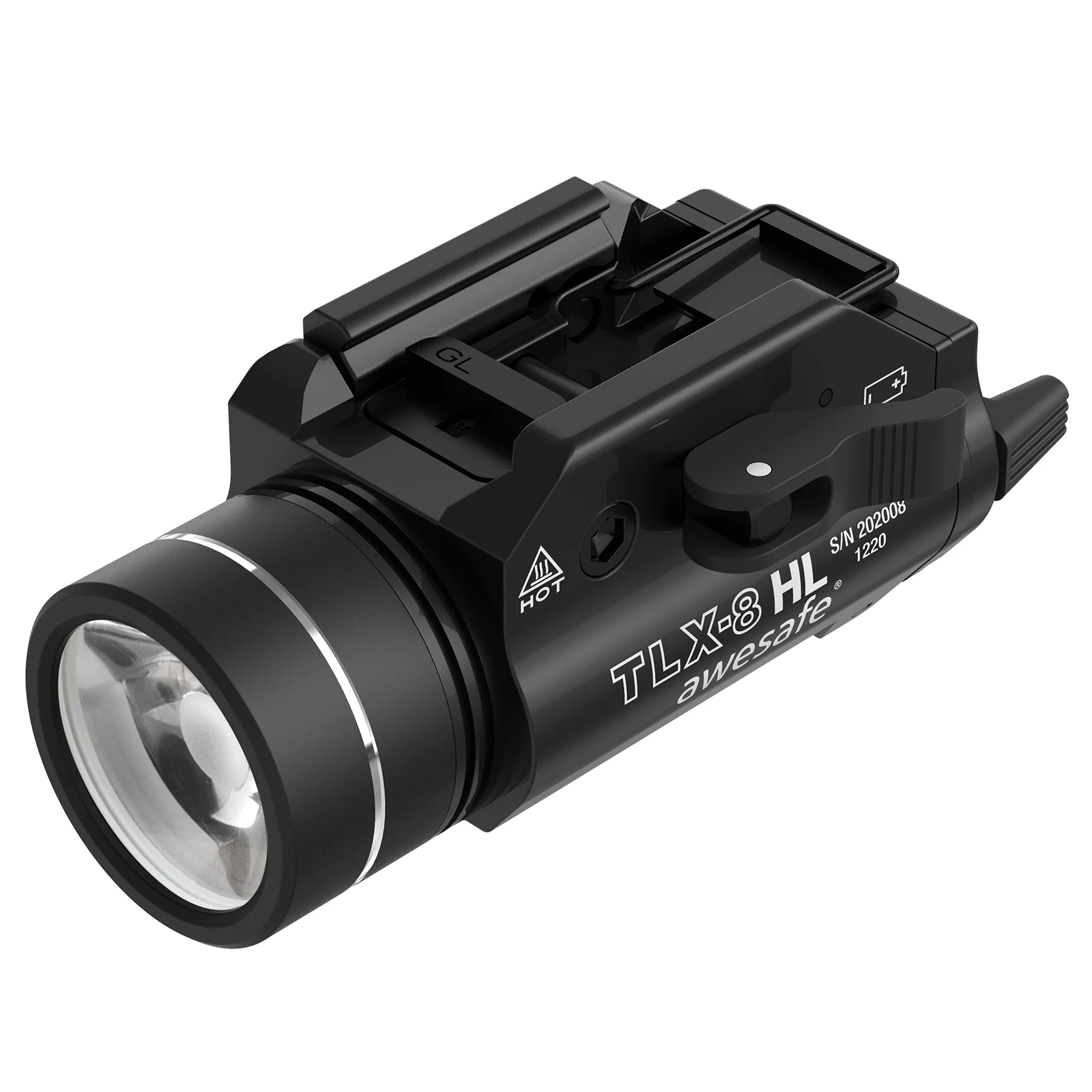 1200-Lumen Tactical Mount Light With Rail Locating Keys