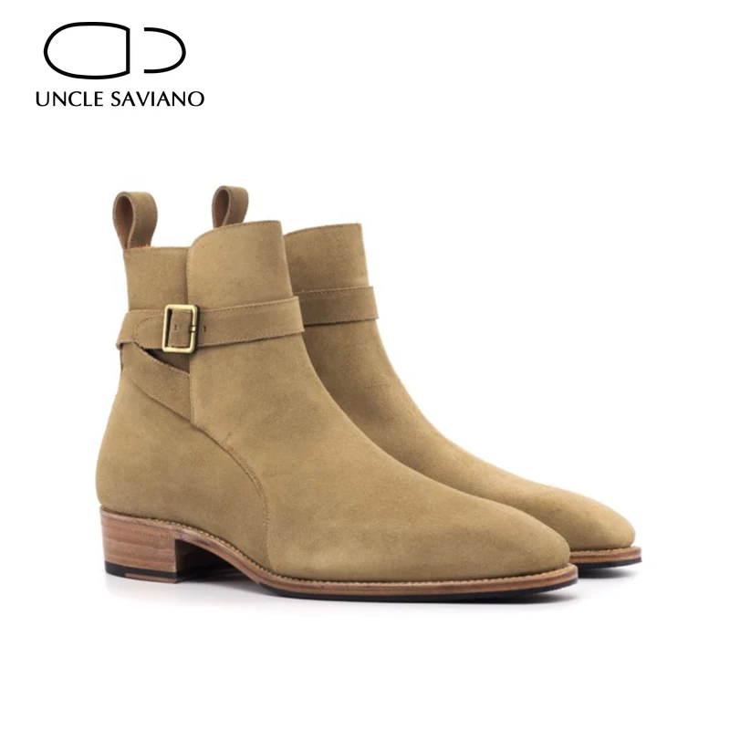 

Ботинки мужские Jay Saviano Camel, из коровьей замши, Нескользящие, для работы