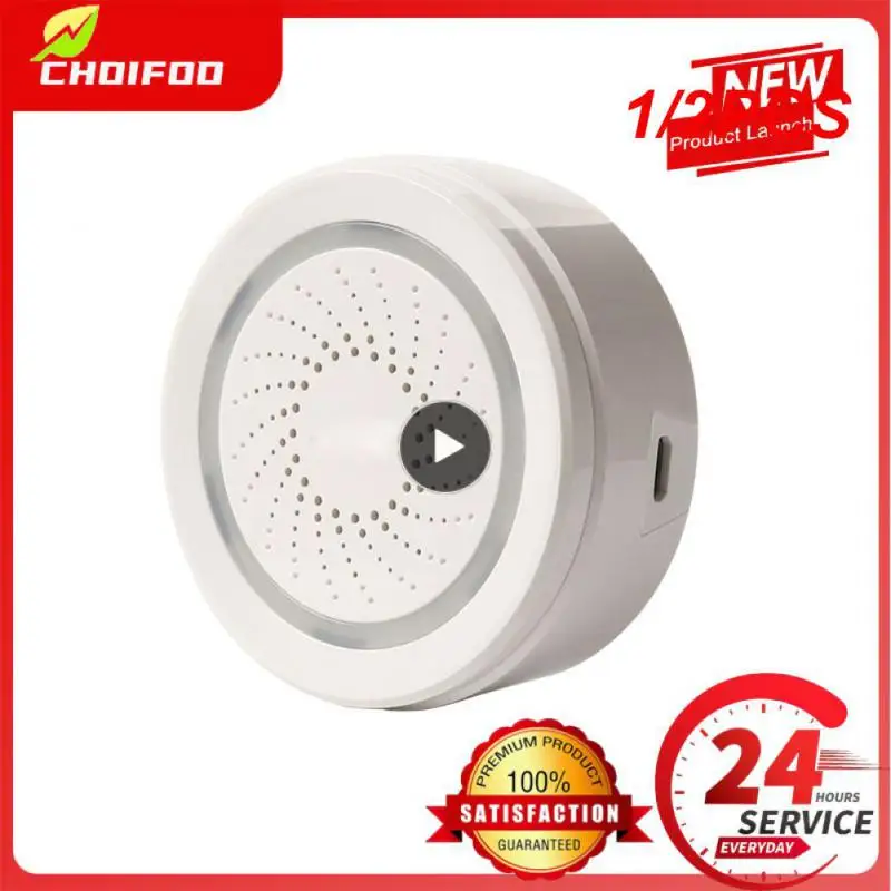 

1/2PCS Tuya Smart Life WiFi USB 100DB Siren Alarm Detector Wireless Sound Light Alert PIR Door Sensor Linkage Scenario Set Alexa