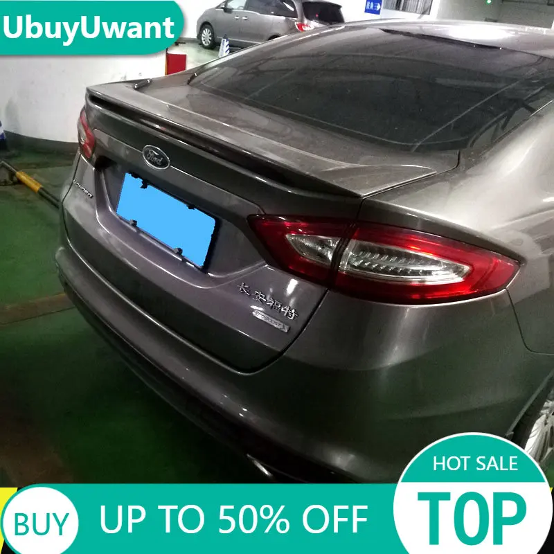 

For Ford Mondeo 2014 2015 2016 2017 ABS Material Unpainted Primer Color Car Tail Wing Decoration Rear trunk Spoiler