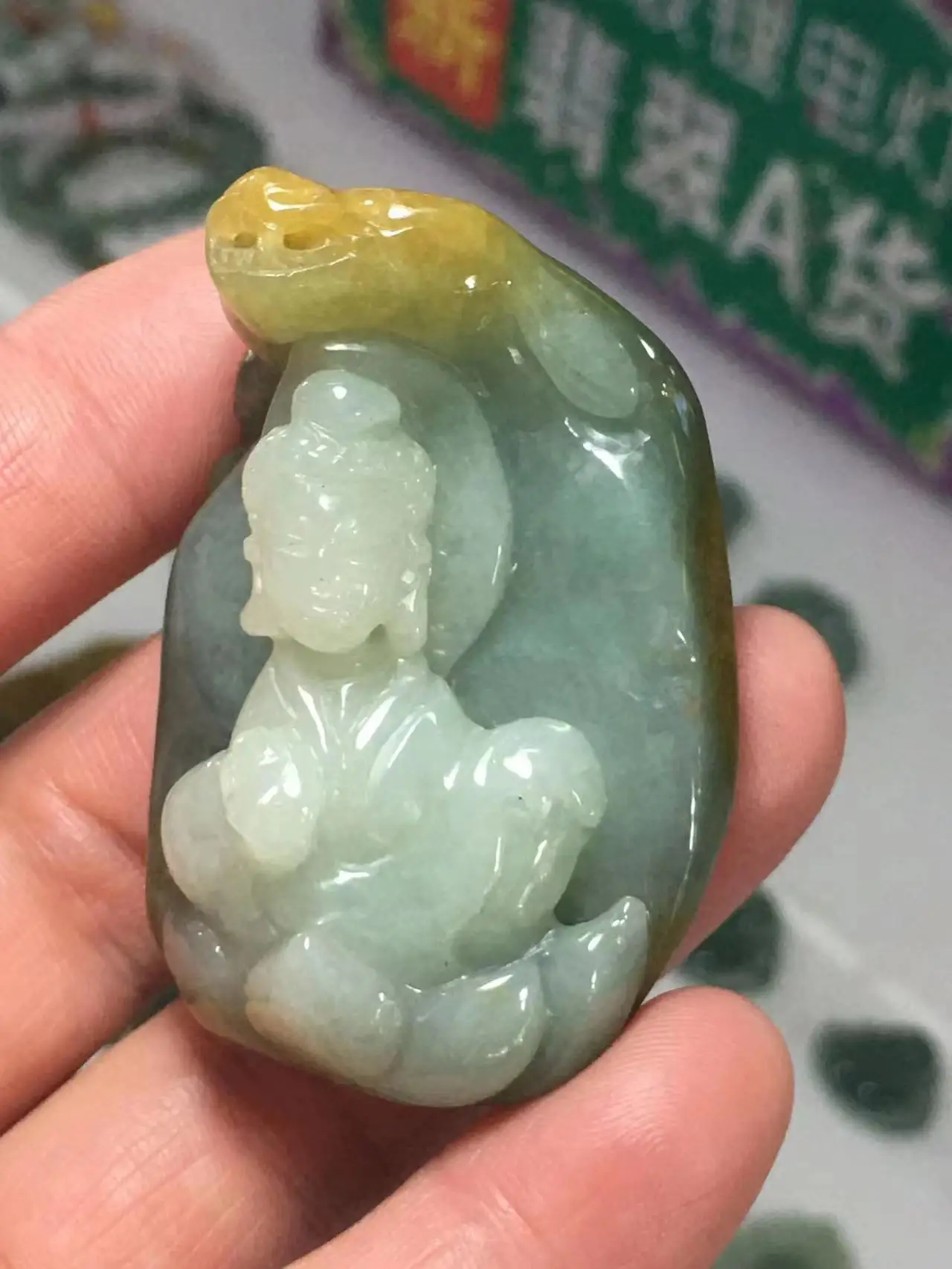 

Natural 7A Myanmar green jade guan yin Buddha jade pendant jade necklace pendants jewelry jade necklaces for women men jade gift