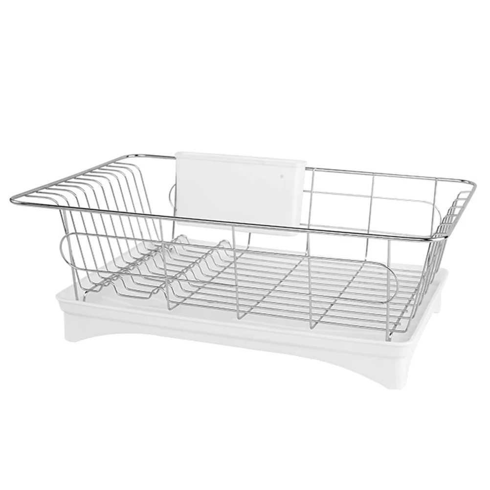 

1 Set Rack Dish Drainer Shelf Plate Draining Rack Dish Drainer Tray Dish Drying Rack Kitchen Dish Drainer Dish Drying Basket
