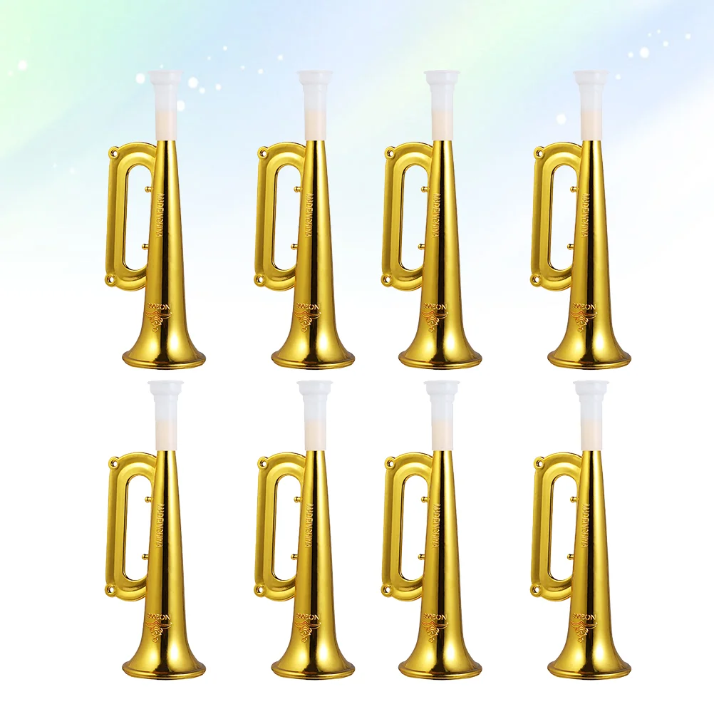 

18 Pcs Kidcraft Playset Promotional Props Horn Plastic Trumpet Toys Kids Musical Instrument Child
