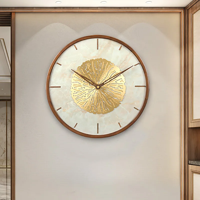 

Golden Stylish Kitchen Digital Wall Clock Hands Work Quartz Modern Wall Clock Bathroom Mechanism Horloge Home Design YX50WC