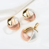 bohemia jewelry sets for women 3 color earrings necklace round shape pendant engagement wedding party anniversary findings
