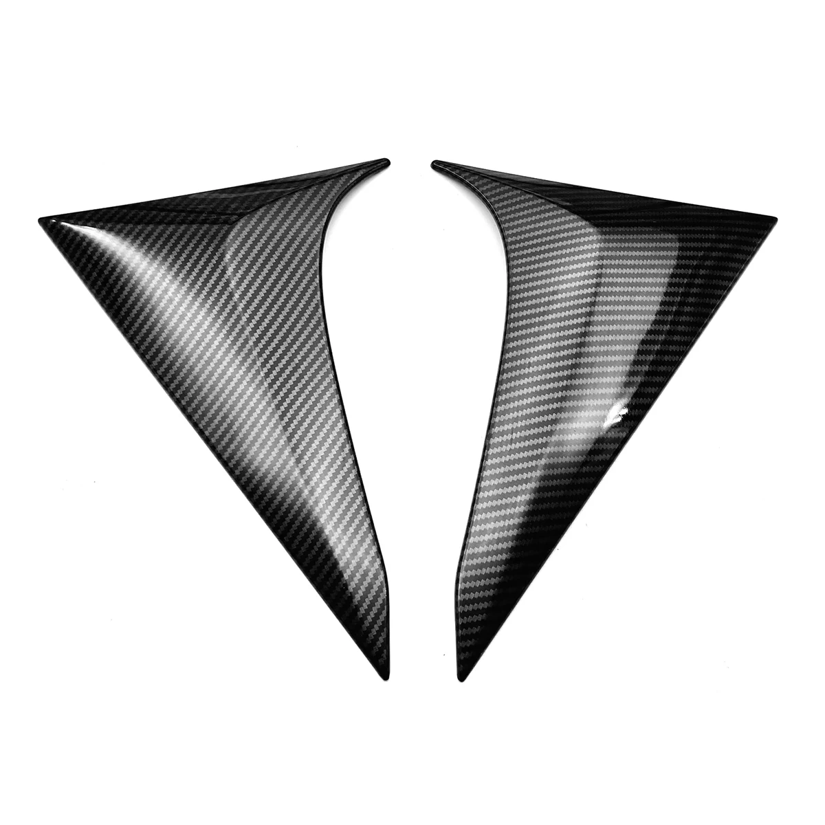 

Car Rear Window Spoiler Side Wing Trim Cover Decorate for Honda HRV HR-V Vezel 2021 2022 Carbon Fiber