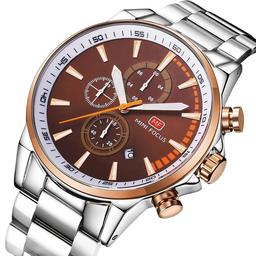 

2022 Men Sports Fashion Top Luxury Brand Quartz Male Watch With Multifunctional Stainless Steel Waterproof Men's Watches