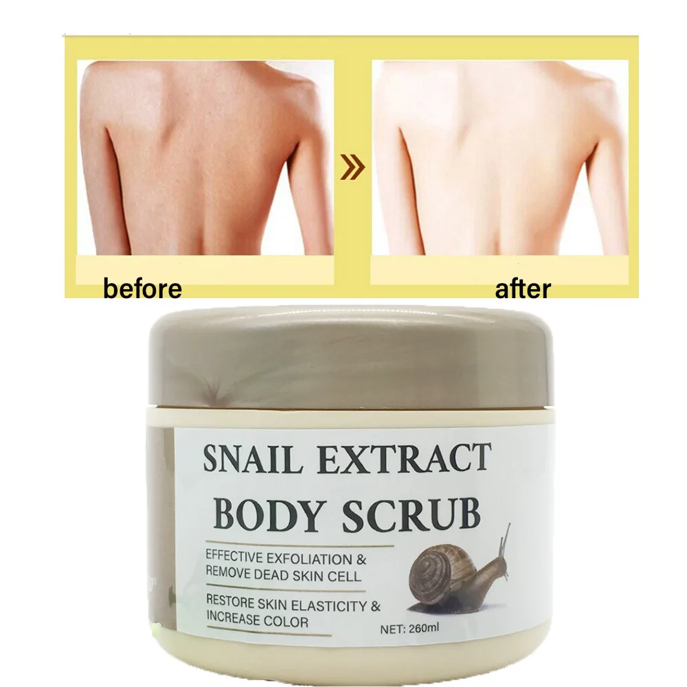 

Gluta Master Deep Cleansing Gentle Exfoliating Whitening Body Scrub with Snail Secretion Filtrate, Hawaiian Deep Sea Salt