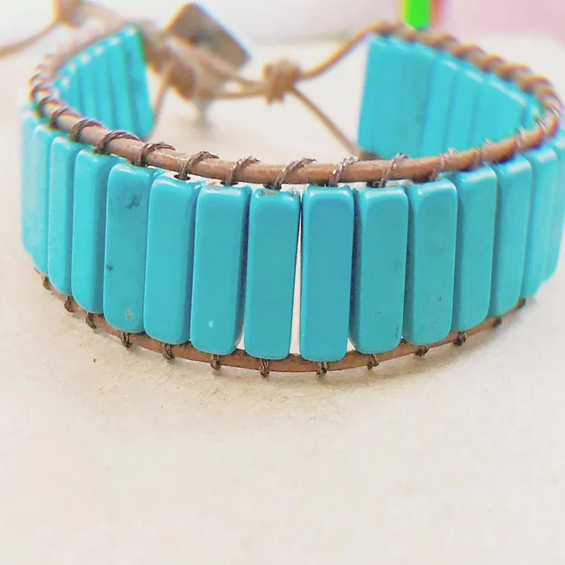 

Milangirl Vintage Bracelets For Women Bohemian Handmade Colorful Natural Stone Charm Bracelet Bangles Female Jewelry