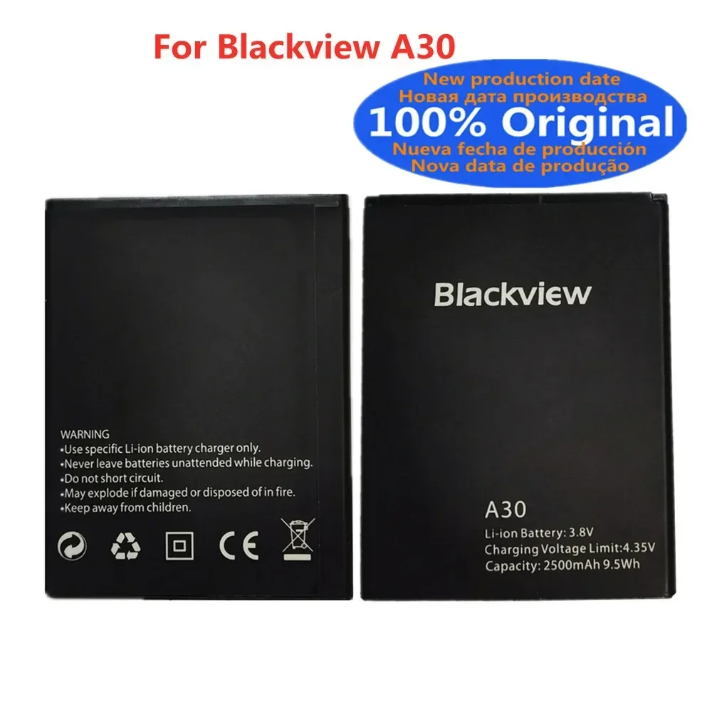 Новый 100% оригинальный аккумулятор 2500 мАч для Blackview A30 MTK6580A сменные аккумуляторы