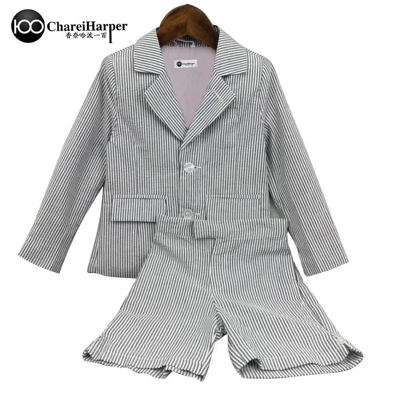 2022 new charei100 boys' suit suit children spring fashionable children's clothes spring handsome baby spring suit British style