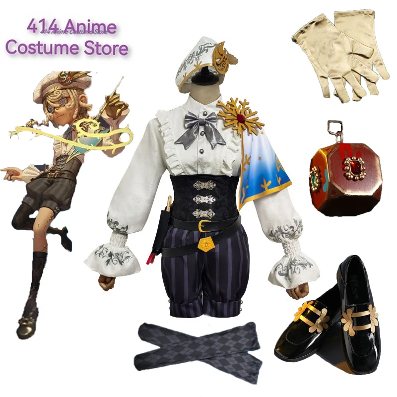 Костюмы для косплея Game Identity V Survivor Edgar Valden Painter карнавальный костюм Golden Ratio кожаная