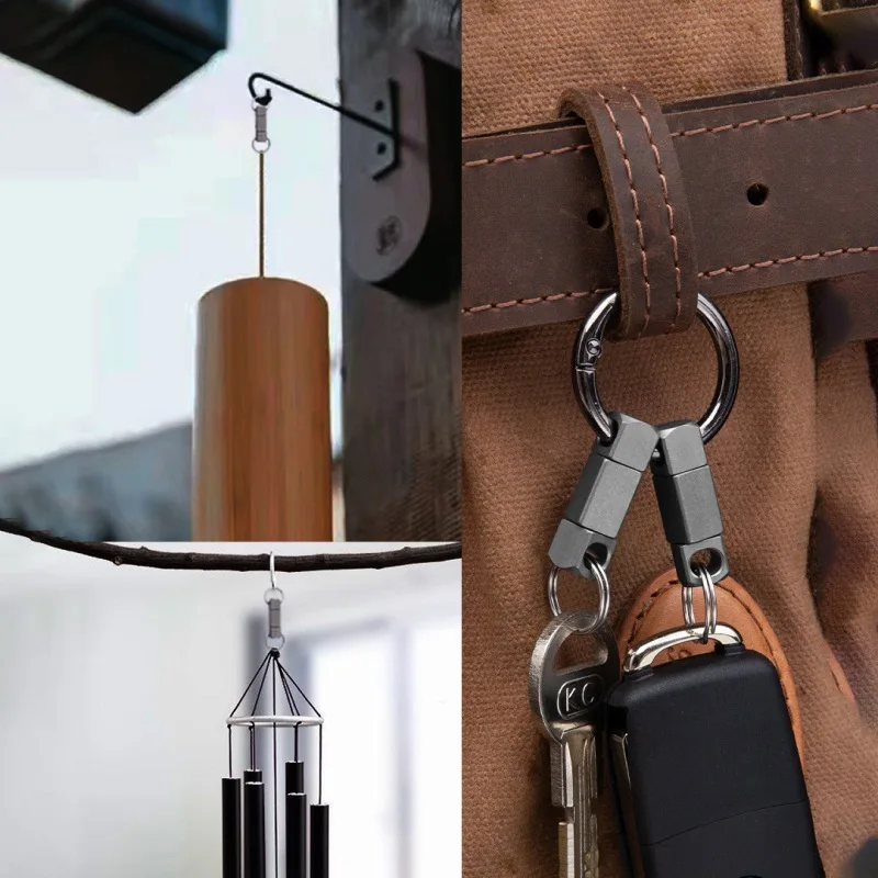 Вращающийся на 360 градусов брелок для ключей поясной подвесной автомобильный