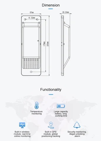 Водонепроницаемый IP67 3 года в режиме ожидания, длинный срок службы, GPS-трекер для прицепа, водонепроницаемый навесной замок Jointech