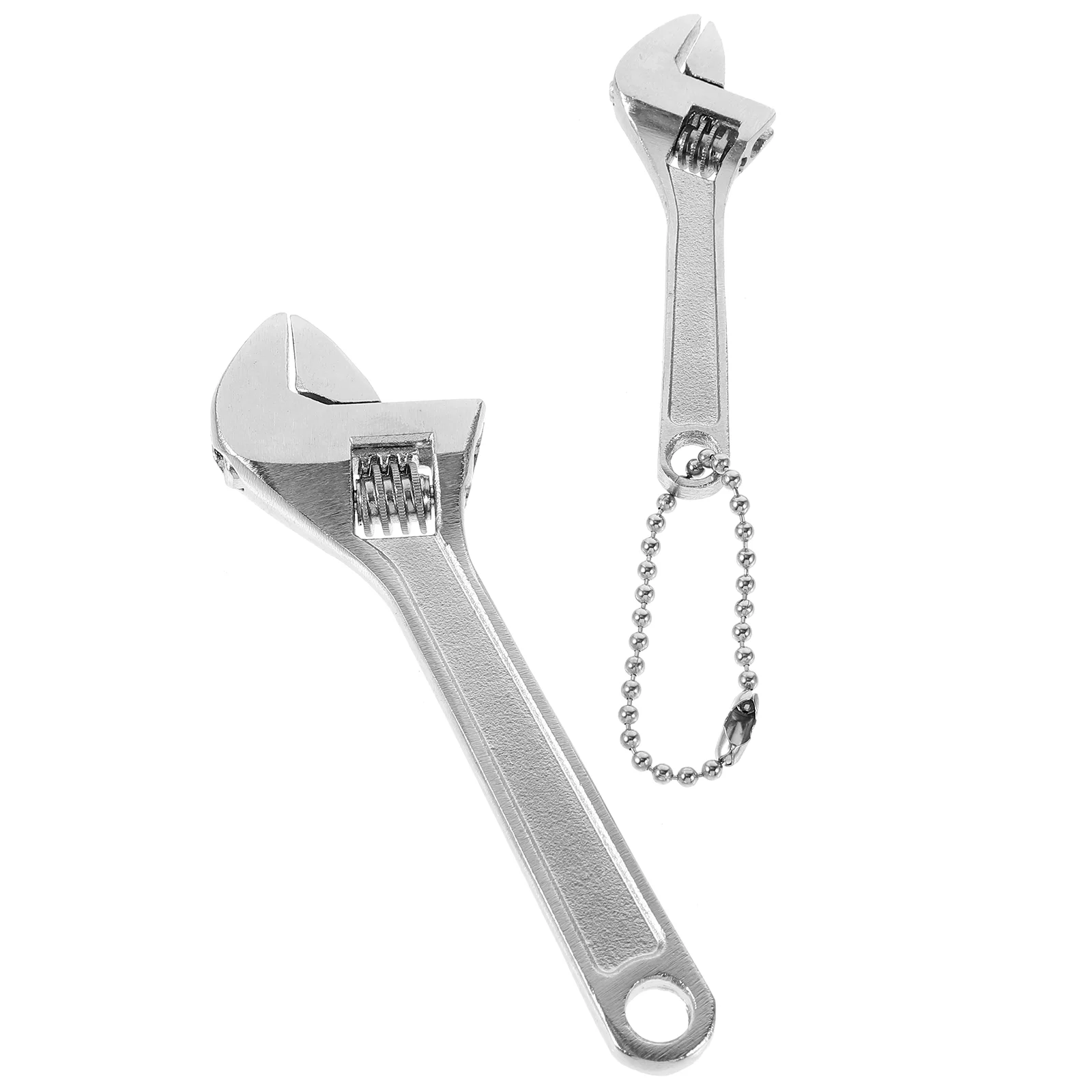 

2pcs Adjustable Wrench Set Steel Hand Tool Small Wrench for Home Garage Workshop Toolbox