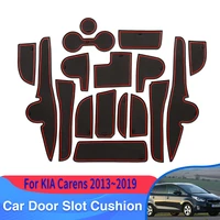 car door groove mats for kia carens rp mk3 20132019 auto non slip anti dirty mat rubber styling slot hole pads car accessories