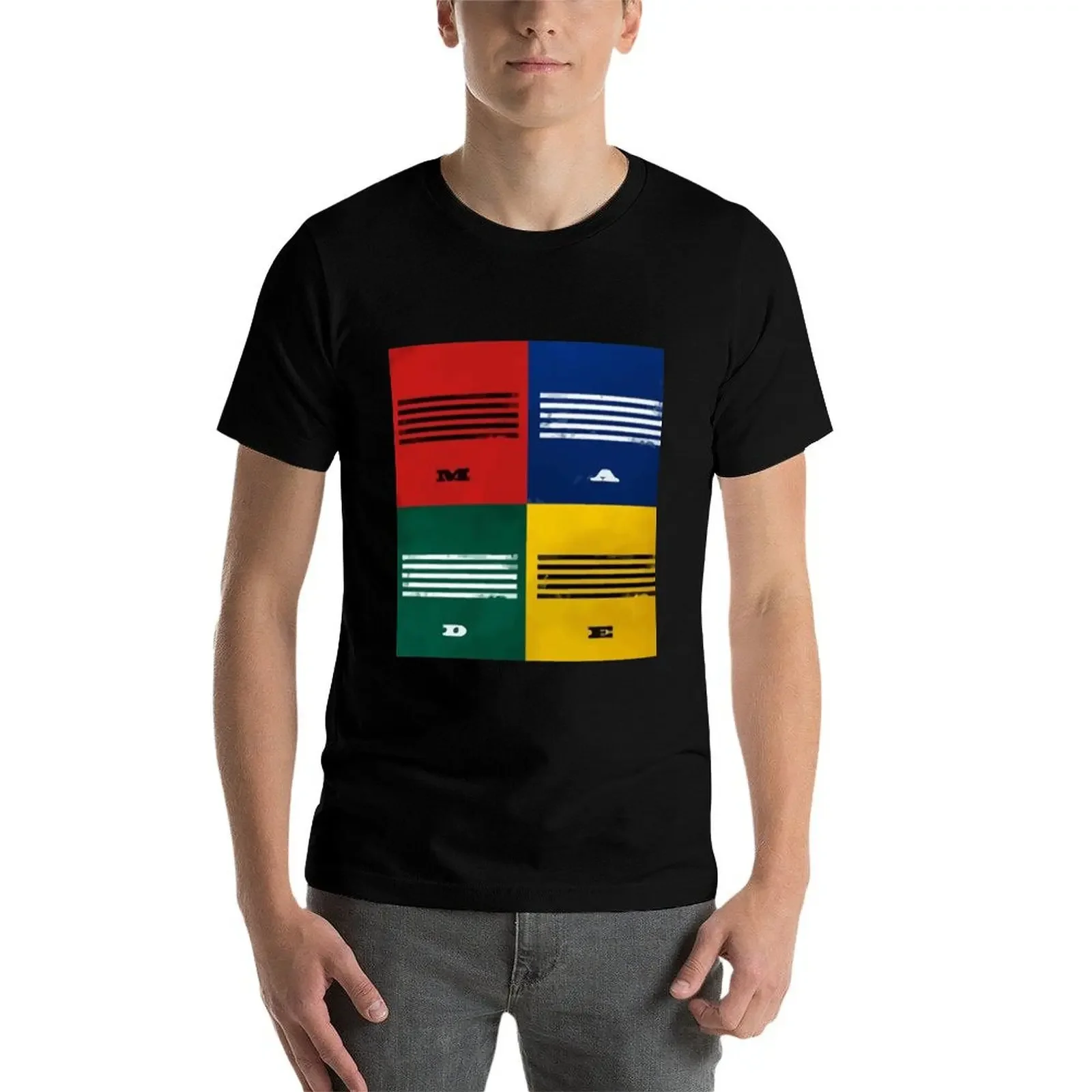 Футболка с альбомом MADE Bigbang для мальчиков белые корейские модные забавные