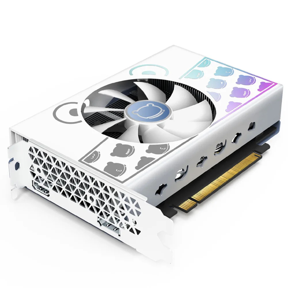 Игровая видеокарта Yeston RX6500XT 4G D6 MA 4 ГБ/64 бит/GDDR6 скорость памяти 18 Гбит/с DP + HD