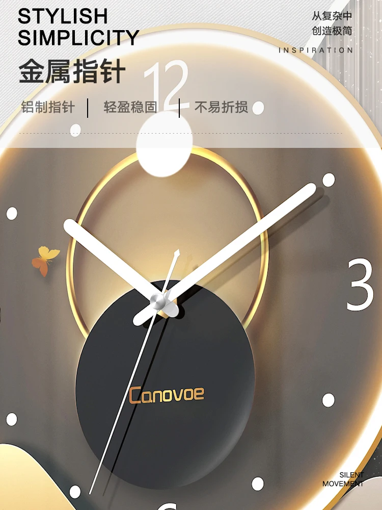 Роскошные Настенные часы для дома модные простые Креативные Часы гостиной