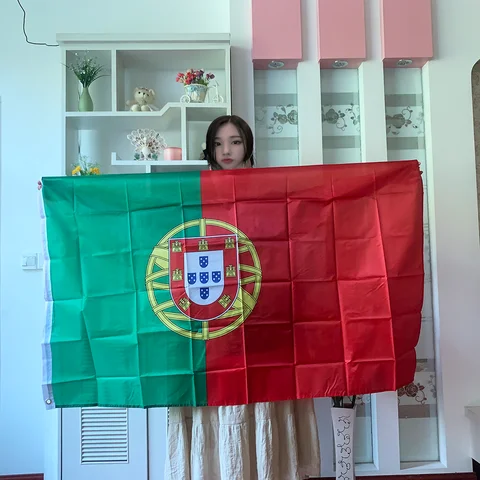 Бесплатная доставка, флаг Португалии zwjflagshow 90x150 см, флаг португальской Португальской Республики для украшения