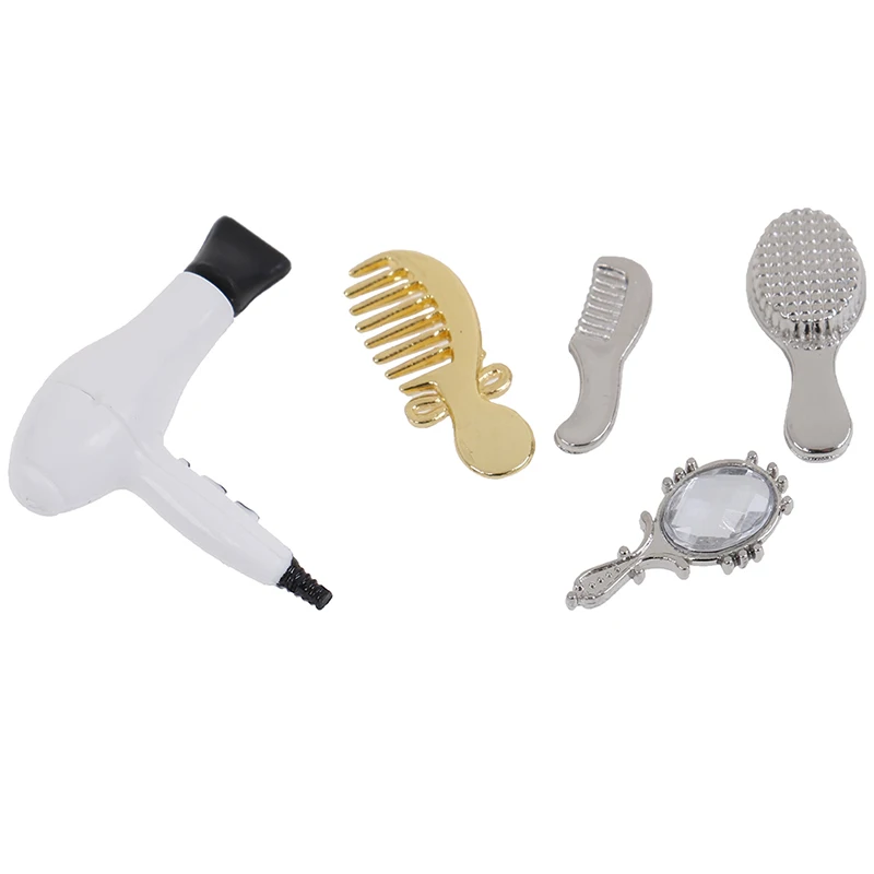 

Набор для ухода за куклой ручной работы, расческа, зеркальный фен, набор для 1/12 кулы, для кукольного домика, расческа для волос, щетка, набор д...