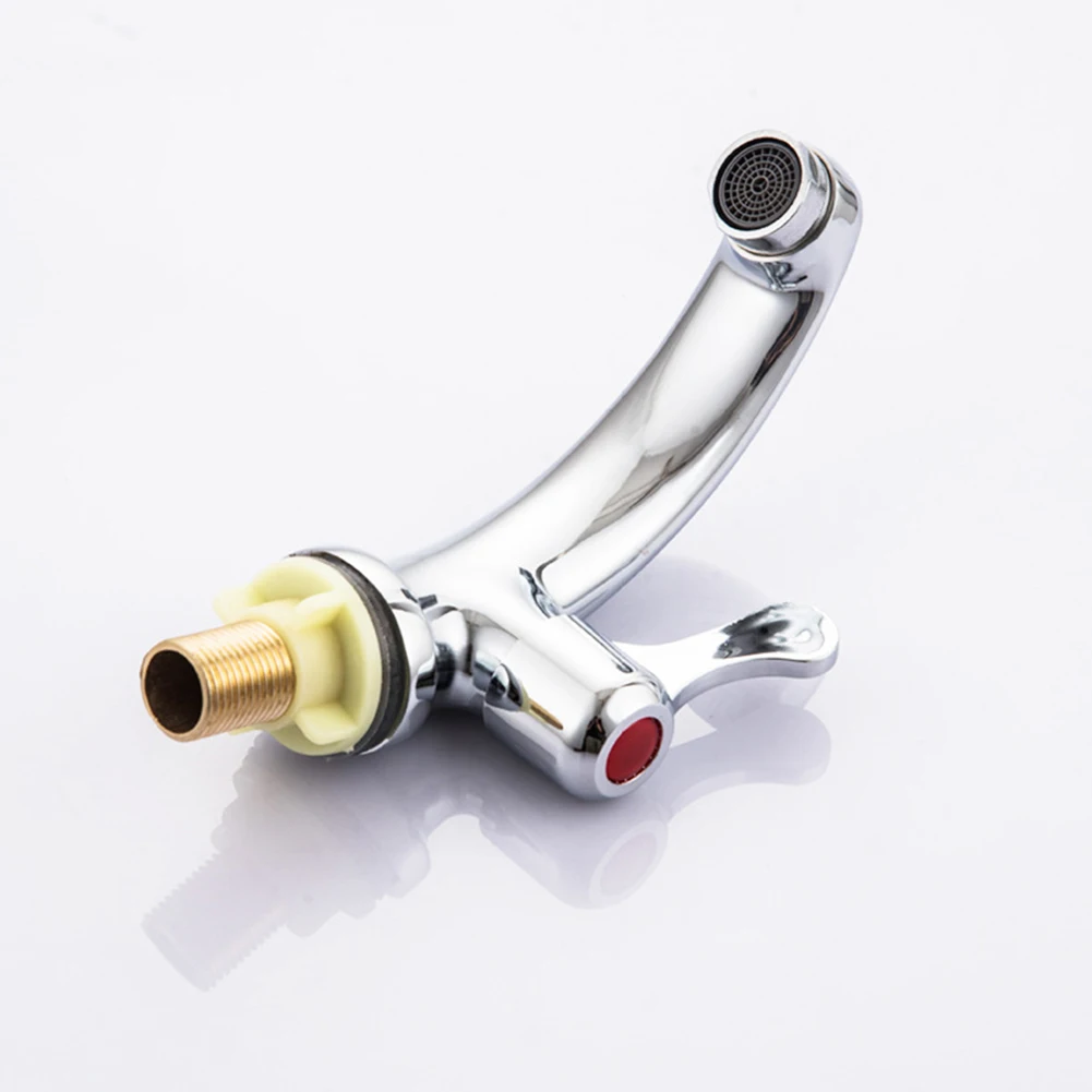 

Sink Faucet Water Tap Water Tap Zinc Alloy Basin Faucet Bathroom Hardware Home Side Open Single Cold Basin Faucet