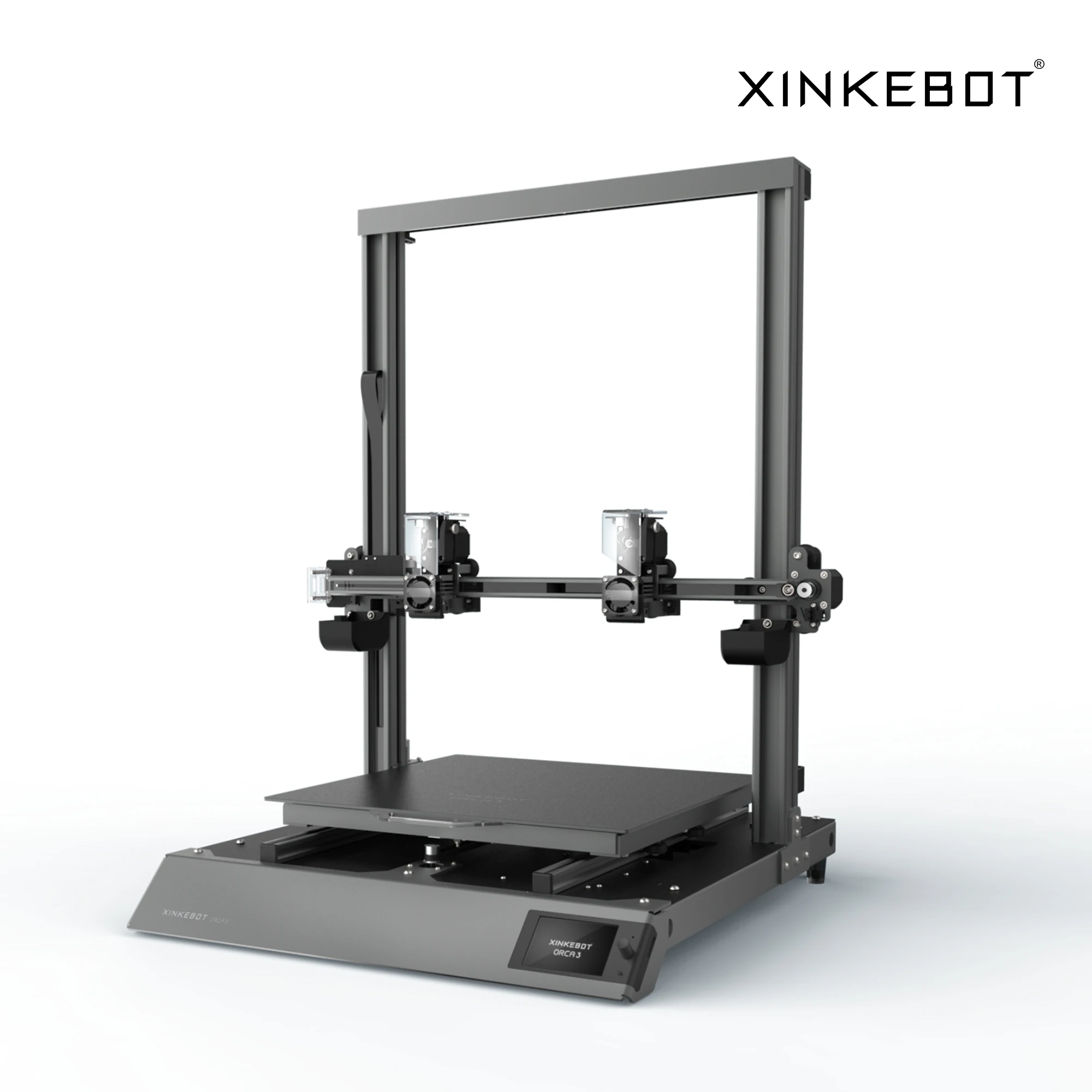 

Xinkebot орка 3 Независимый двойной экструдер большой 3D принтер 400x400x550 мм с магнитным гибким наполнителем с возобновлением после отключения пит...