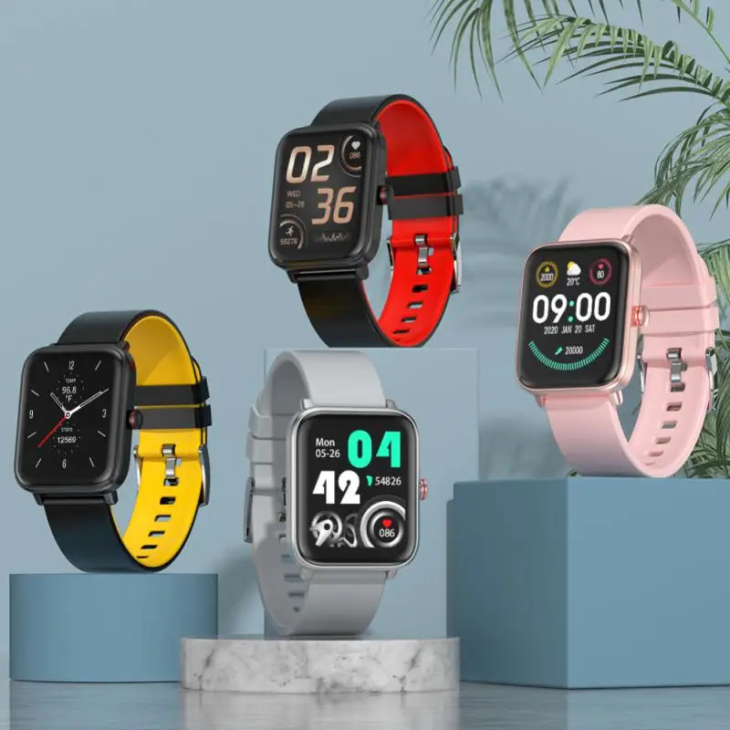 

Waterproof Smart Bracelet Heart Rate Monitor 1.6 Inches Smart Watch Full Touch Screen Pedometer Support Android Ios