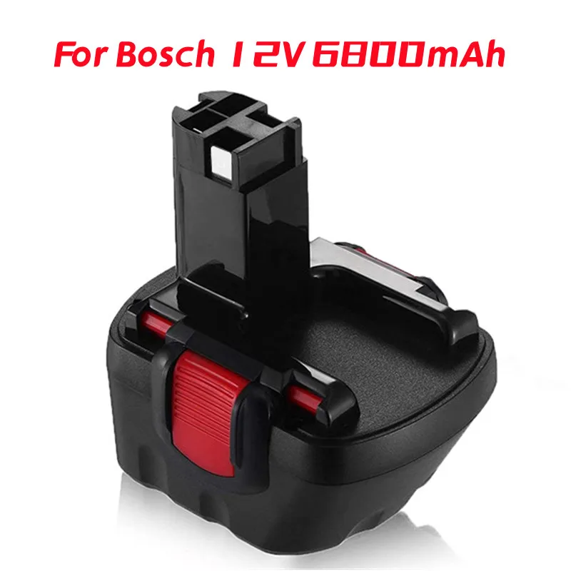 

12V 6800mAh Ni-MH Battery Replacement for Bosch BAT043 BAT045 BAT120 BAT139 2607335542 for Bosch GSR 12-2 12VE-2 PSR 12 GSB