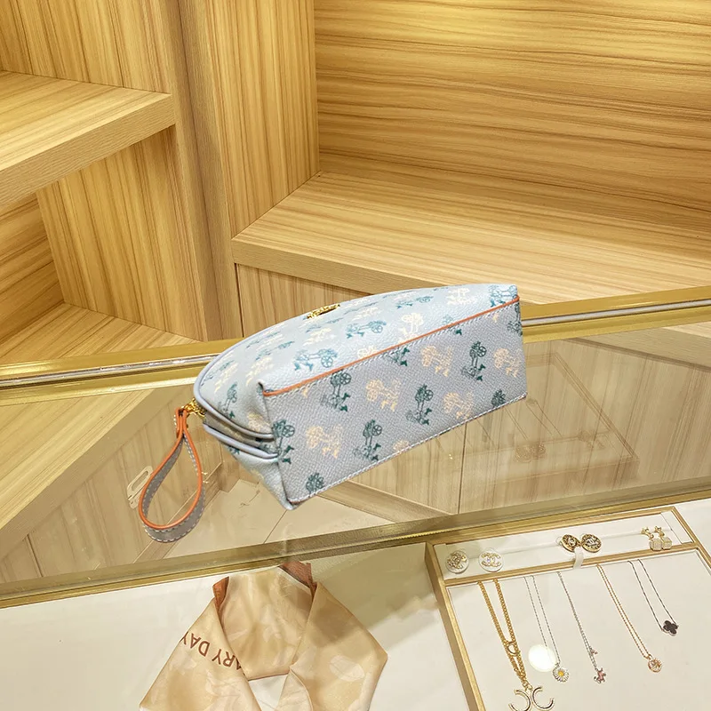 2023 New High Quality Original Female Hand Bag Fashion Cartoon Creative Retro Zip Storage Bag Makeup Bag Coin Purse And Handbags