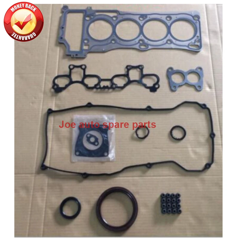 

QG15 QG15DE Engine Full gasket set kit for Nissan ALMERA 1498cc 1497cc 1.5L 2000- 10101-BM526 10101-4M525 10101-4M526