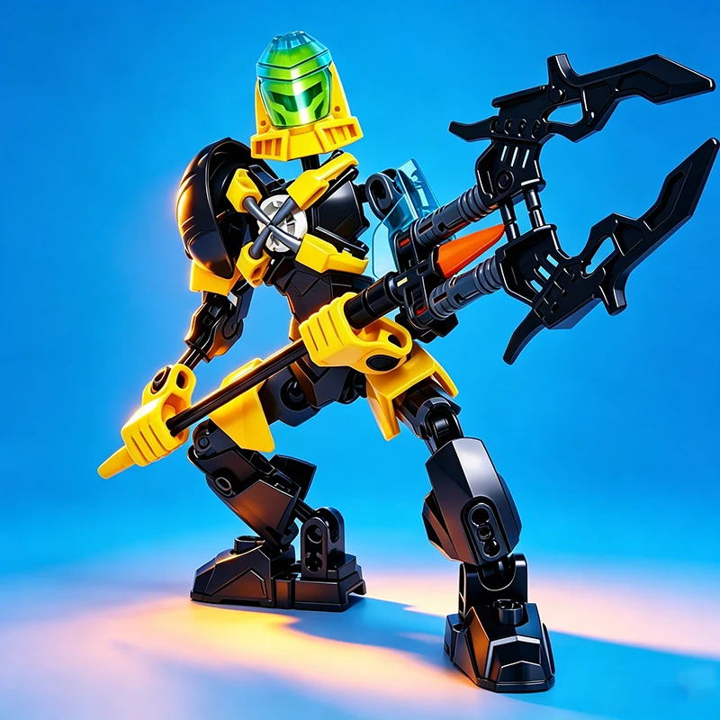 Фото НОВЫЙ Набор конструктора Hero Factory Star Bionicle Warrior: Робот-мех EVO, фигурки аниме-героев, игрушка для детей, подарок ﻿ №3